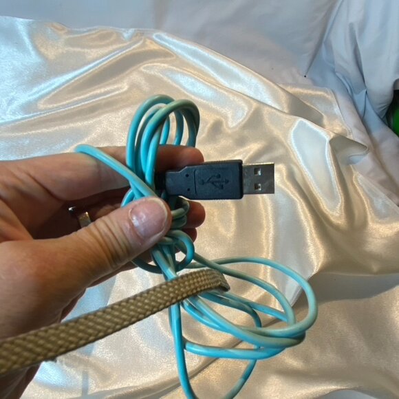 Vintage Rugrats Tommy Pickles USB Wired Computer Mouse Blue Nickelodeon - Picture 3 of 5